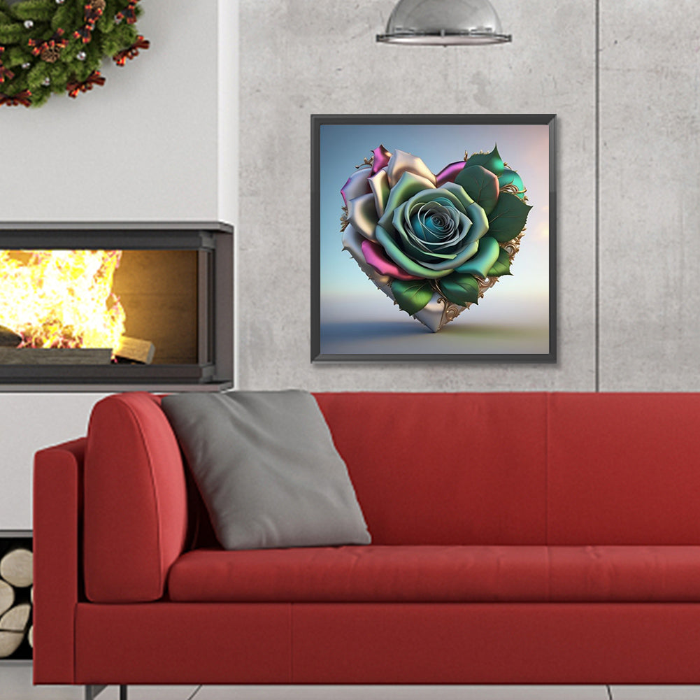 Love Rose - Full Round Drill Diamond Painting 30*30CM