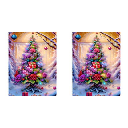 Christmas Tree - Full Round Drill Diamond Painting 30*40CM