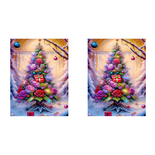 Christmas Tree - Full Round Drill Diamond Painting 30*40CM