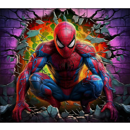 Marvel Spider-Man - 11CT Stamped Cross Stitch 50*45CM