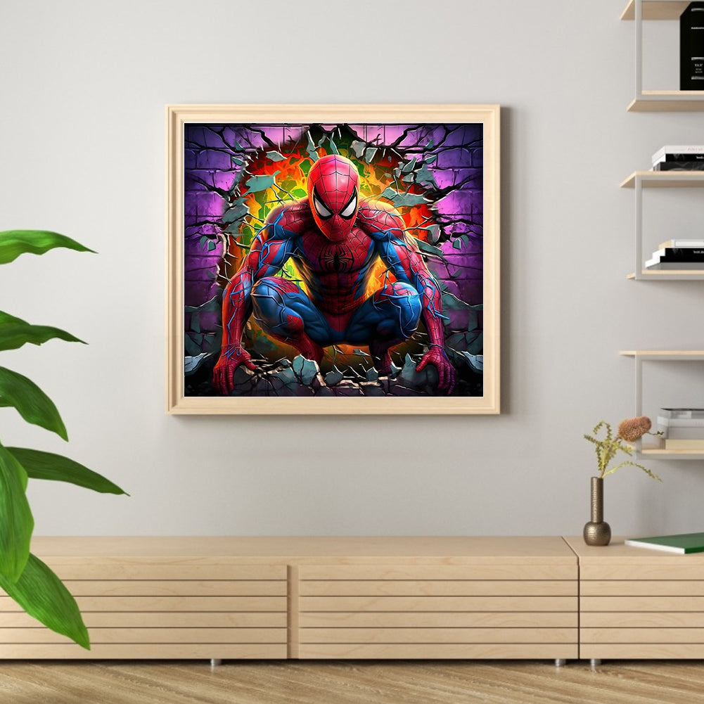 Marvel Spider-Man - 11CT Stamped Cross Stitch 50*45CM