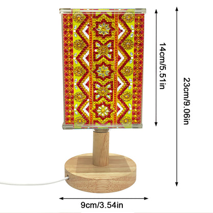 Special Shaped Crystal Drawing Kit Bedside Night Light USB Charge (Symmetry Art)