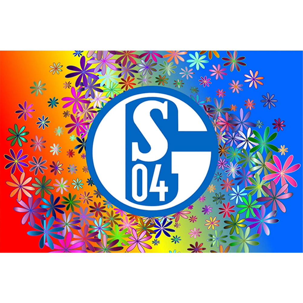Schalke Logo - Full Round Drill Diamond Painting 60*40CM
