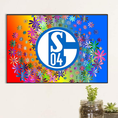 Schalke Logo - Full Round Drill Diamond Painting 60*40CM