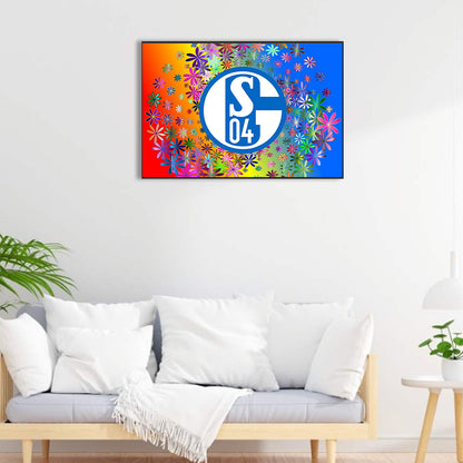 Schalke Logo - Full Round Drill Diamond Painting 60*40CM