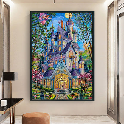 Castle - 11CT Stamped Cross Stitch 50*70CM(Joy Sunday)