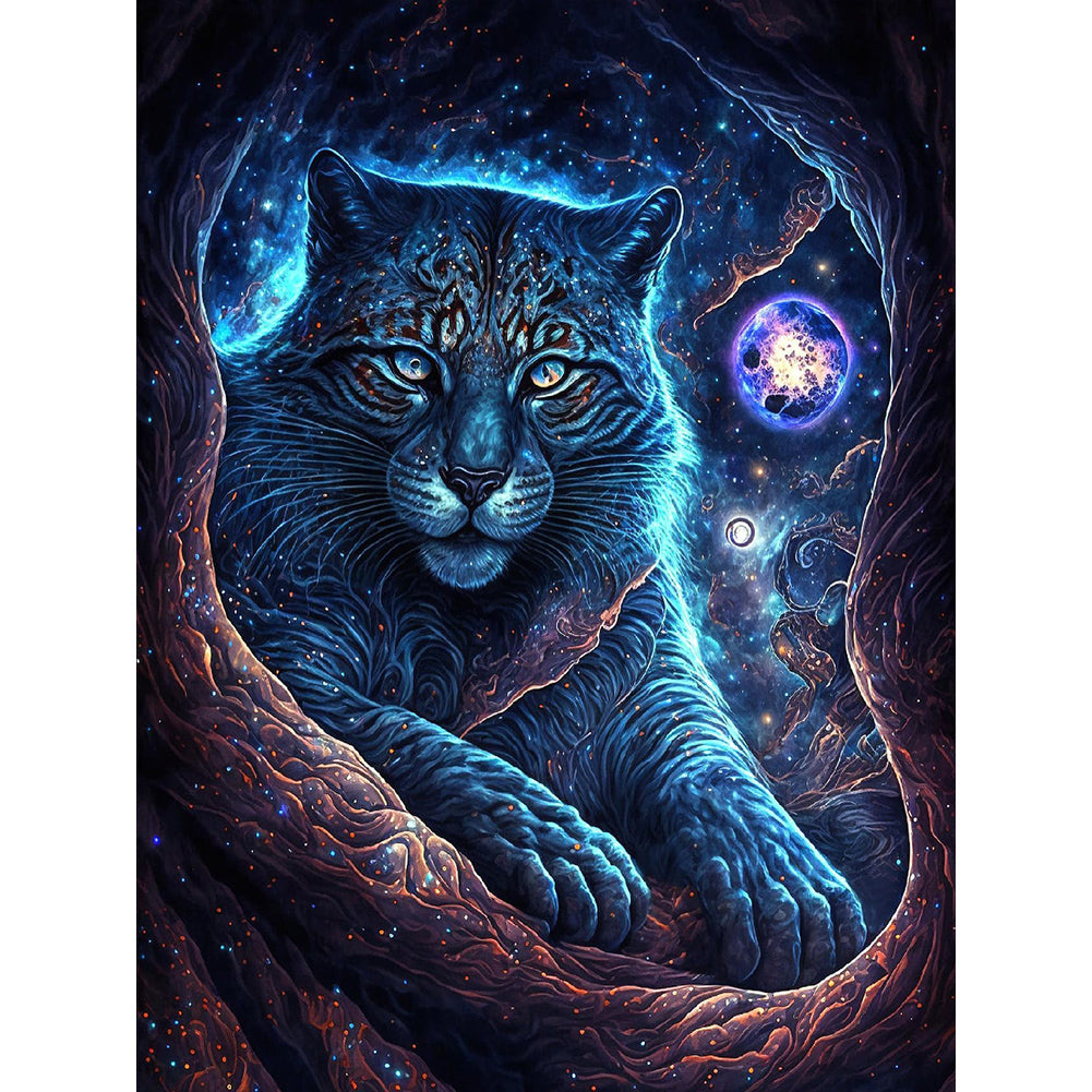 Tiger - Full Round Drill Diamond Painting 30*40CM