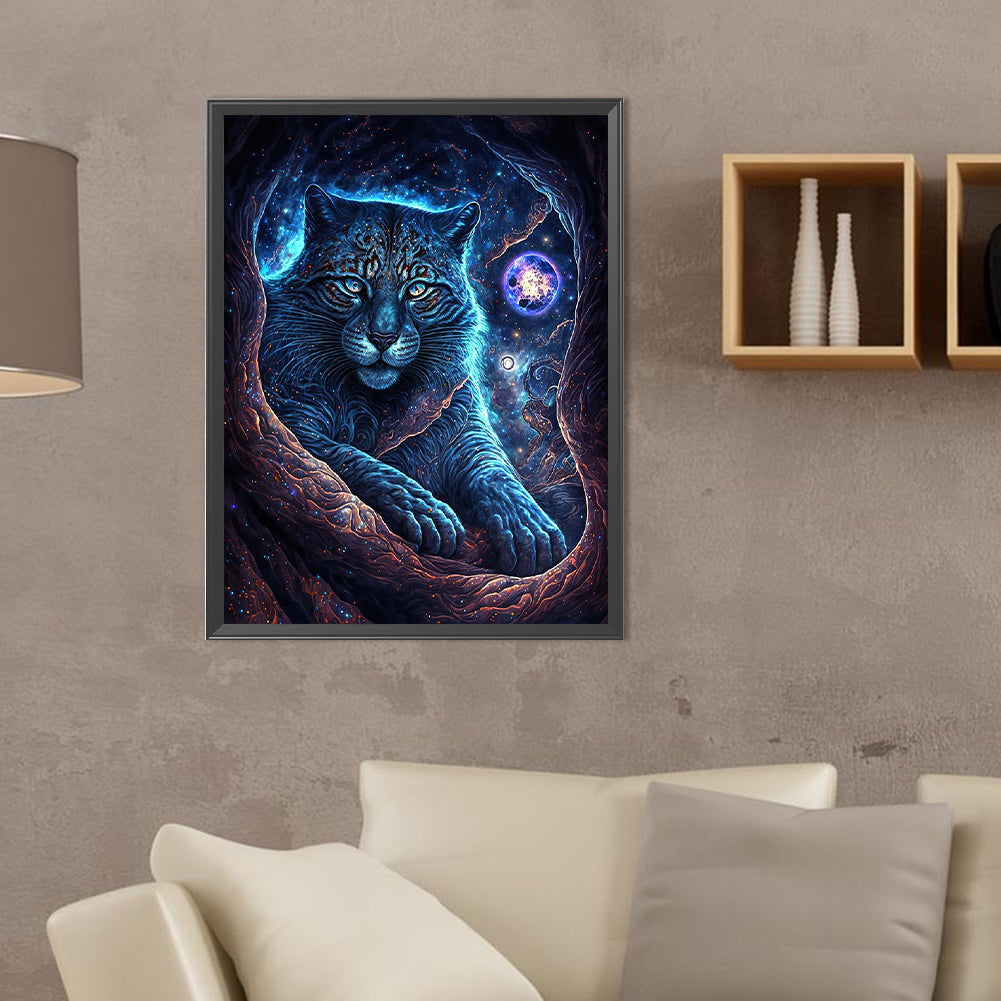 Tiger - Full Round Drill Diamond Painting 30*40CM