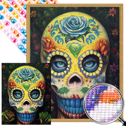 Undead Skeleton - Full AB Round Drill Diamond Painting 40*50CM