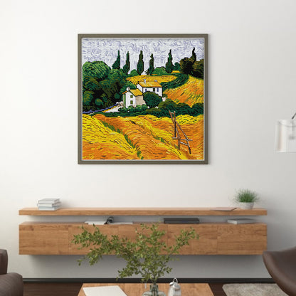 Autumn Colors - 14CT Stamped Cross Stitch 40*40CM(Joy Sunday)