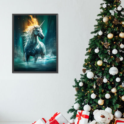 Fantasy Unicorn - Full Round Drill Diamond Painting 30*40CM