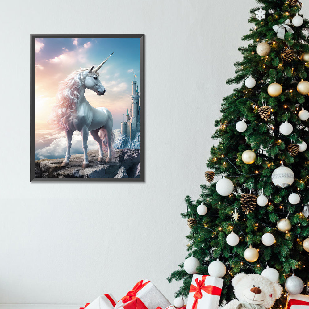 Fantasy Unicorn - Full Round Drill Diamond Painting 30*40CM