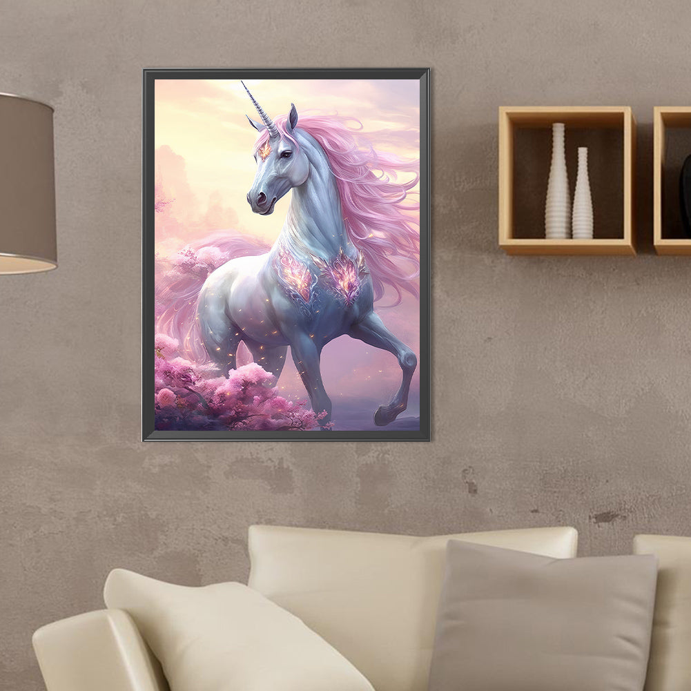 Fantasy Unicorn - Full Round Drill Diamond Painting 30*40CM