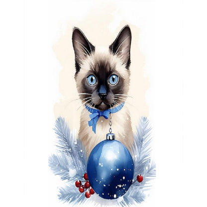 Cat - Full Square Drill Diamond Painting 30*40CM