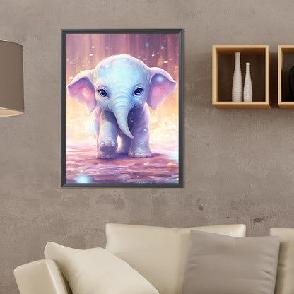 Garden Elephant - Full Round Drill Diamond Painting 30*40CM