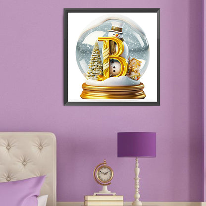 Christmas Crystal Ball B - Full Round Drill Diamond Painting 50*50CM