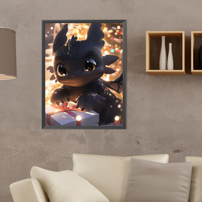 Toothless And Christmas Presents - Full Round Drill Diamond Painting 30*40CM