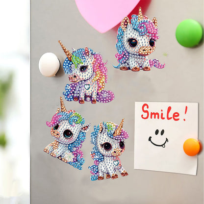 7PCS Diamond Painting Magnets Refrigerator for Adults Kids (Fantasy Unicorn)