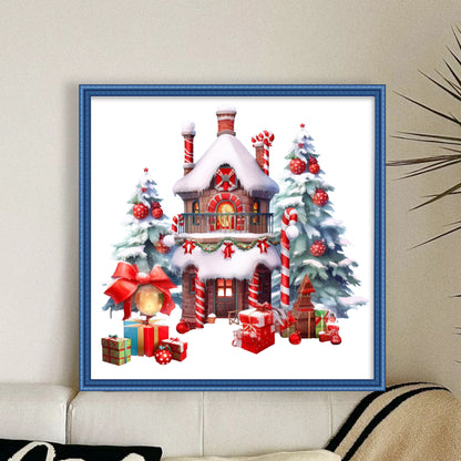 Christmas Igloo - 11CT Stamped Cross Stitch 50*50CM(Joy Sunday)