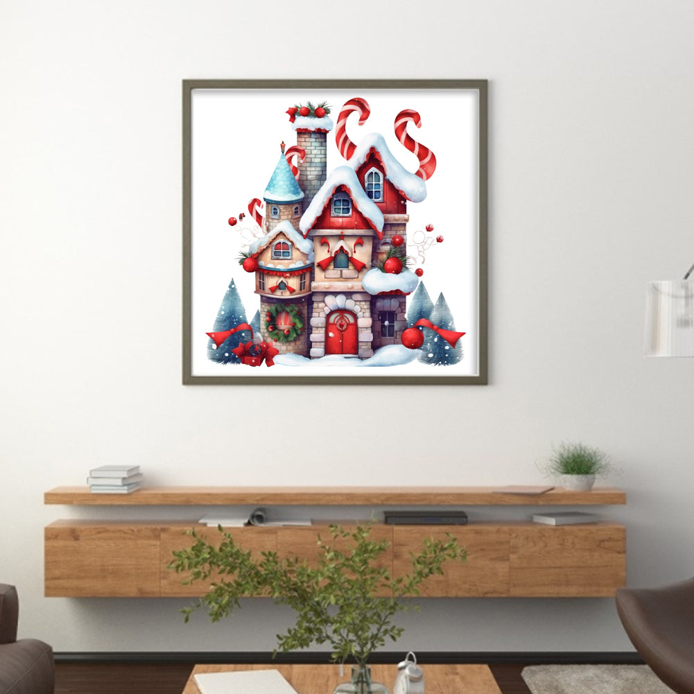 Christmas Igloo - 11CT Stamped Cross Stitch 50*50CM(Joy Sunday)