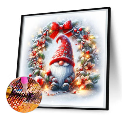 Christmas Gnome - Full Round Drill Diamond Painting 30*30CM