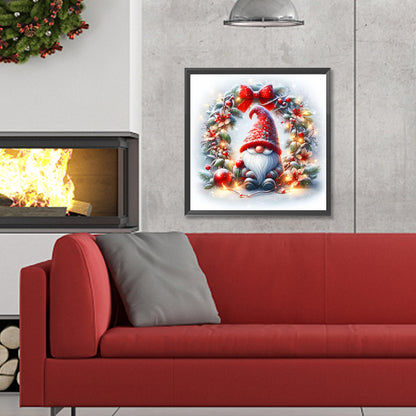 Christmas Gnome - Full Round Drill Diamond Painting 30*30CM