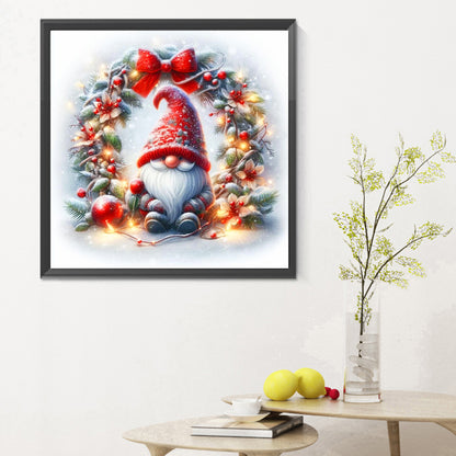 Christmas Gnome - Full Round Drill Diamond Painting 30*30CM