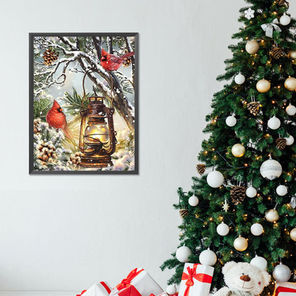 Winter Bird - Full Round Drill Diamond Painting 30*40CM