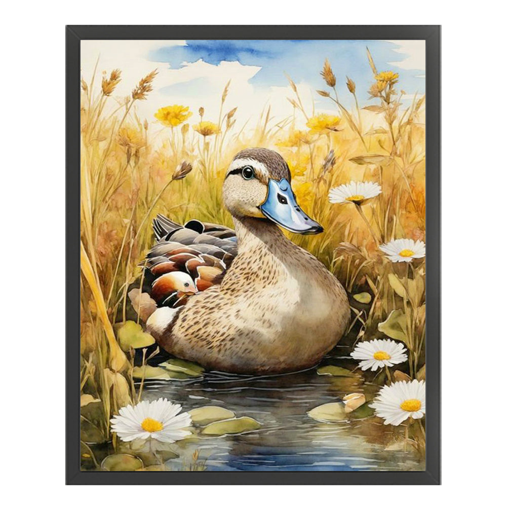 Wood Duck - 11CT Stamped Cross Stitch 40*50CM(Joy Sunday)