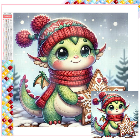 Little Dragon Man - Full Square Drill Diamond Painting 30*30CM