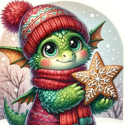 Little Dragon Man - Full Square Drill Diamond Painting 30*30CM