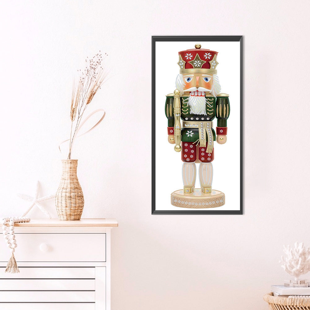 Christmas Nutcracker - Special Shaped Drill Diamond Painting 30*60CM