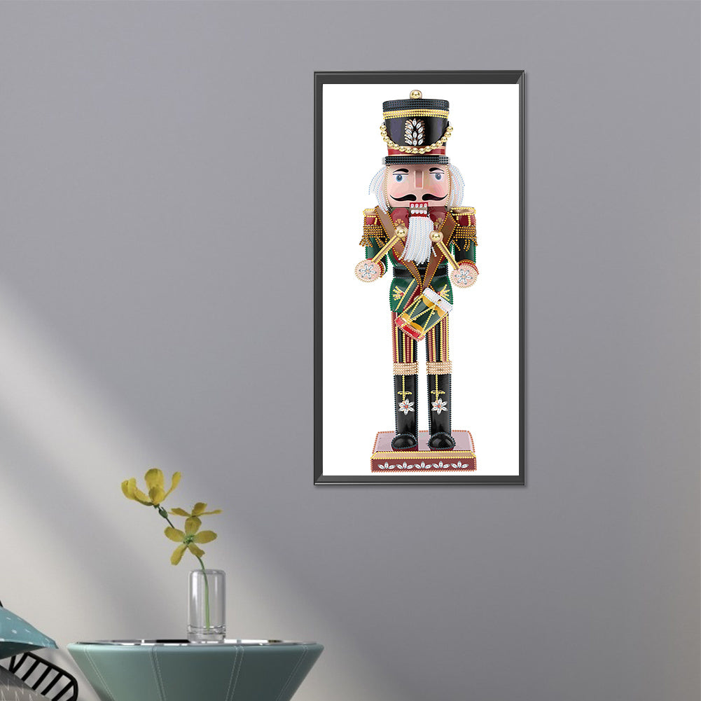 Christmas Nutcracker - Special Shaped Drill Diamond Painting 30*60CM