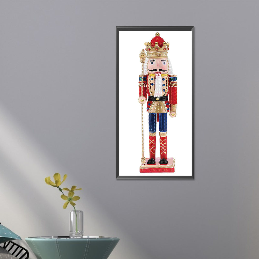 Christmas Nutcracker - Special Shaped Drill Diamond Painting 30*60CM