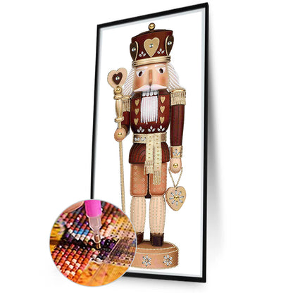 Christmas Nutcracker - Special Shaped Drill Diamond Painting 30*60CM