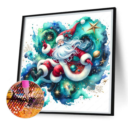 Santa Claus And Elves - Full Square Drill Diamond Painting 30*30CM