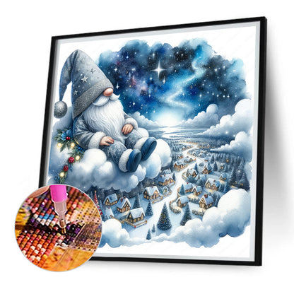 Santa Claus And Elves - Full Square Drill Diamond Painting 30*30CM