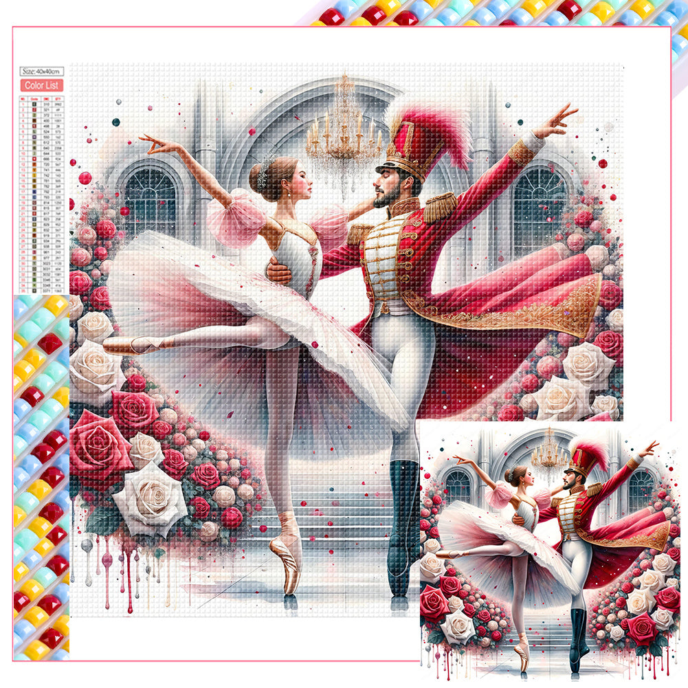 Nutcracker And The Princess - Full Square Drill Diamond Painting 40*40CM