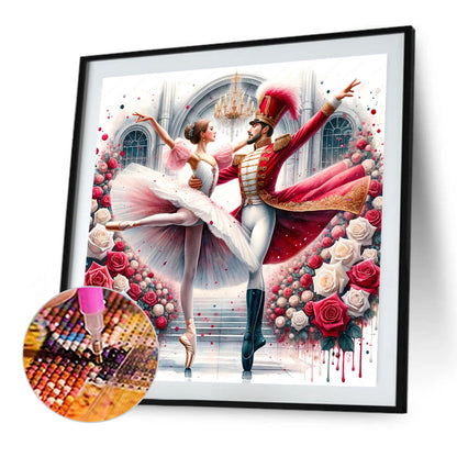 Nutcracker And The Princess - Full Square Drill Diamond Painting 40*40CM