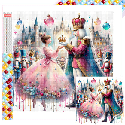 Nutcracker And The Princess - Full Square Drill Diamond Painting 40*40CM