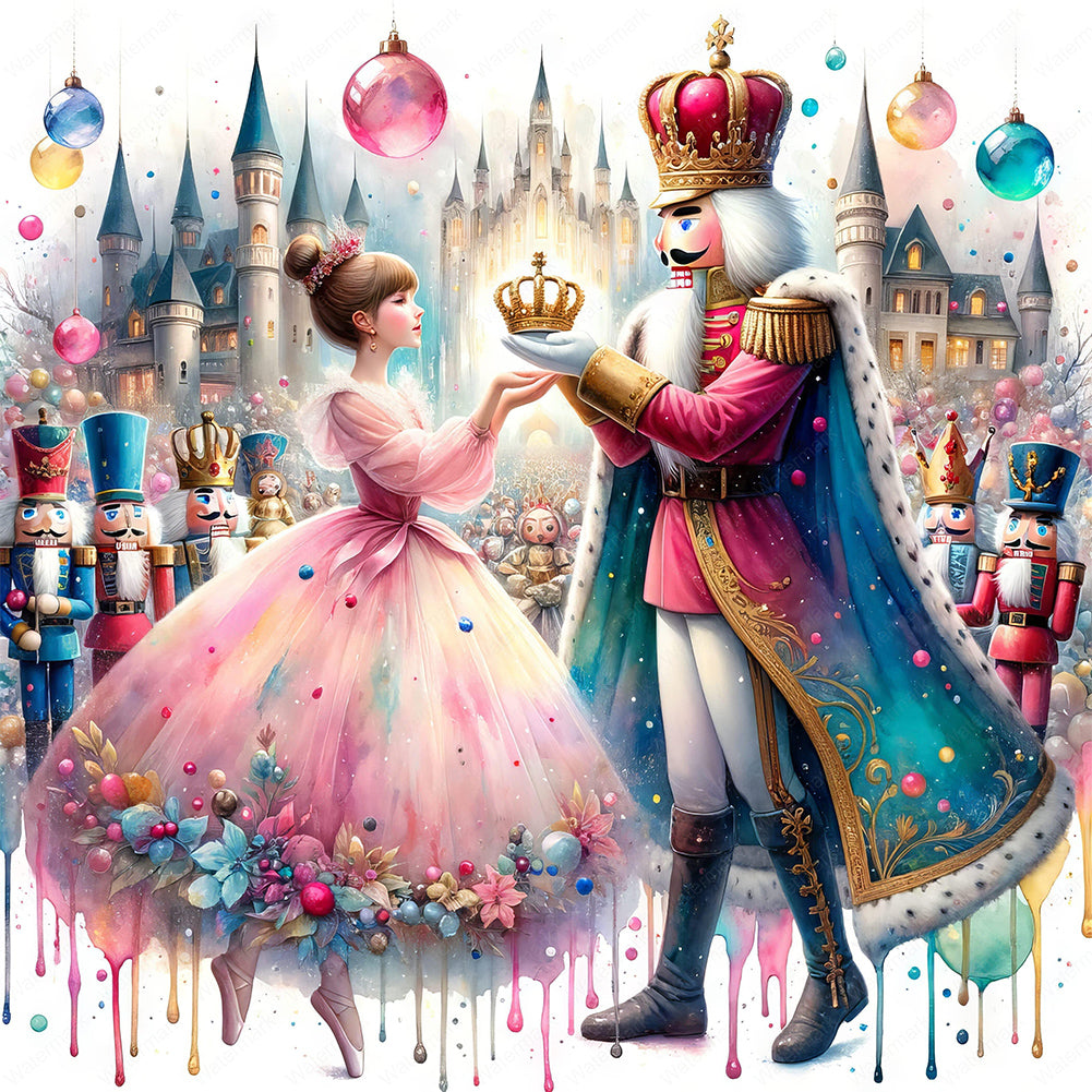 Nutcracker And The Princess - Full Square Drill Diamond Painting 40*40CM