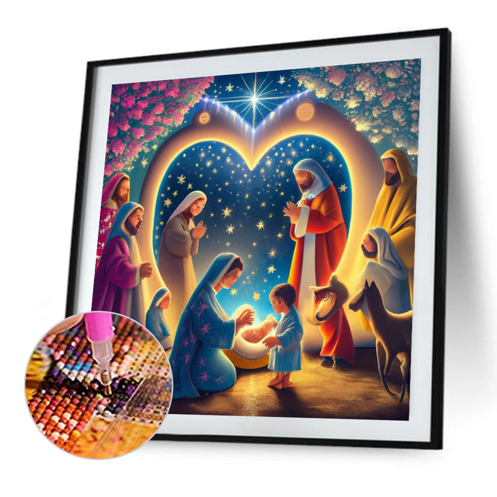 Birth Of Life - Full AB Round Drill Diamond Painting 30*30CM