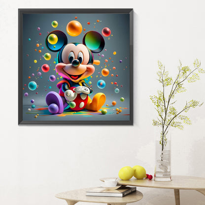 Mickey Mouse Mickey - Full Round Drill Diamond Painting 30*30CM