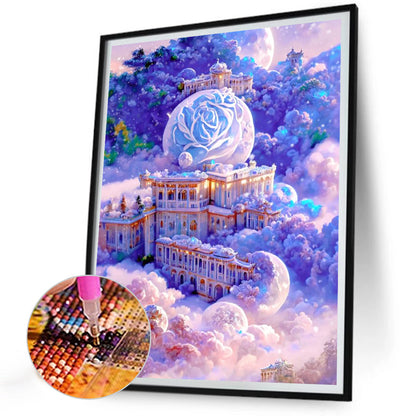 Dreamy Cloud Manor - Full Round Drill Diamond Painting 30*40CM