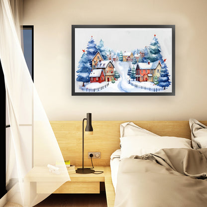 Winter Igloo - 11CT Stamped Cross Stitch 60*40CM(Joy Sunday)