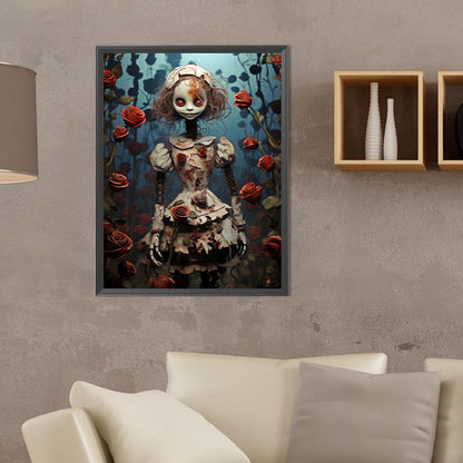 Skullgirls - Full Round Drill Diamond Painting 30*40CM