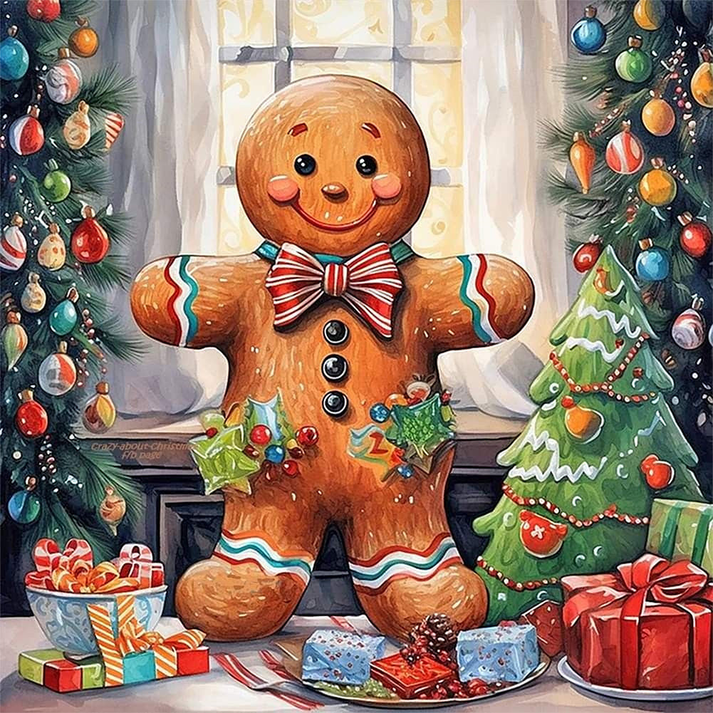 Christmas Cookies - Full AB Square Drill Diamond Painting 40*40CM