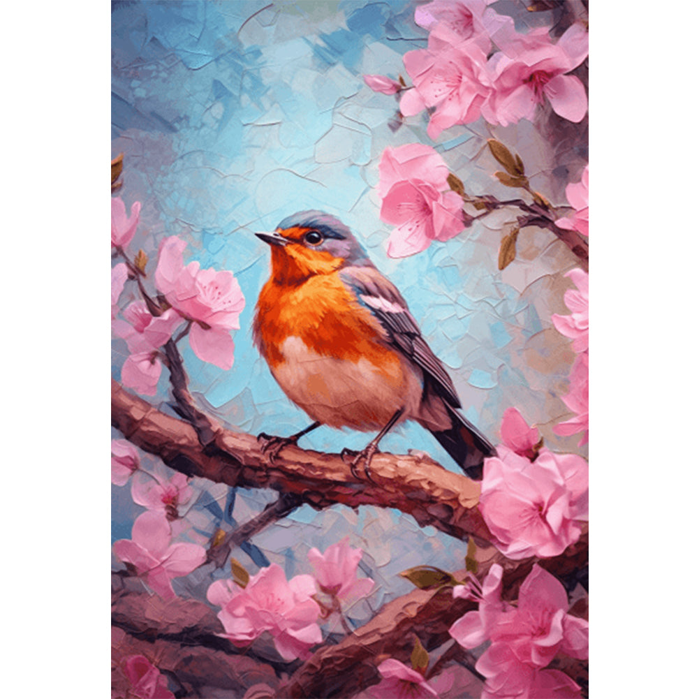 Bird - 18CT Stamped Cross Stitch 25*35CM(Joy Sunday)