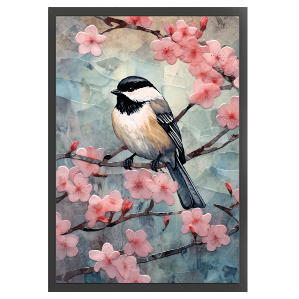 Bird - 18CT Stamped Cross Stitch 25*35CM(Joy Sunday)