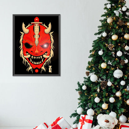 Ghost Face - Full Round Drill Diamond Painting 30*40CM